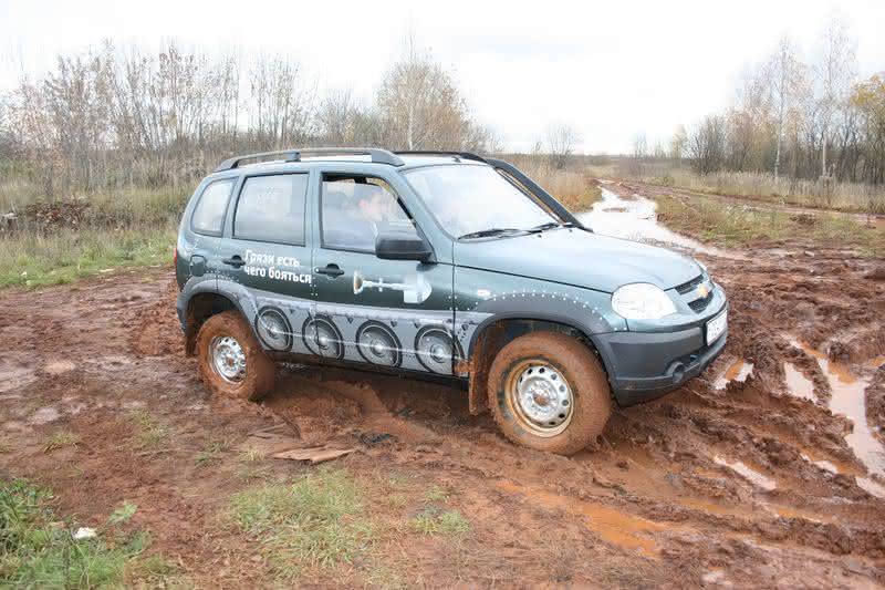 Chevrolet Niva 2016 грязь