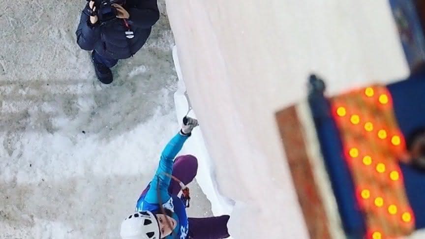 Мария Толоконина стала обладателем Кубка мира по ледолазанию